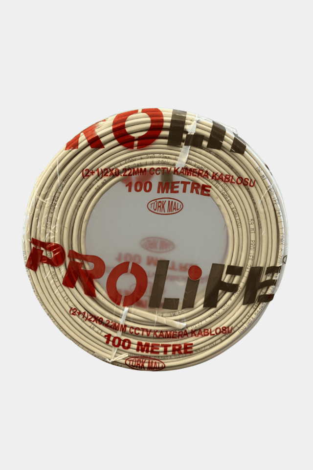 Güvenlik Kamerası Kablosu 2+1 Bakır Kesit Demaj Korumalı Kaliteli Kablo