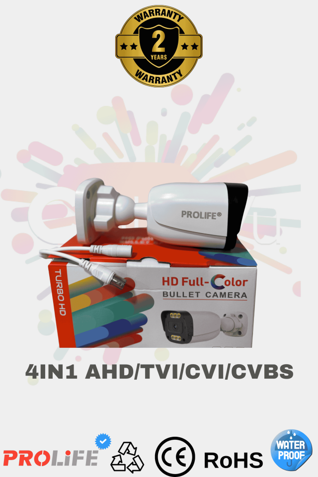 ColorVU Işıklı Gece Renkli Gösteren 5 MP Warm Ledli Profesyonel Güvenlik Kamerası Ultra Garantili