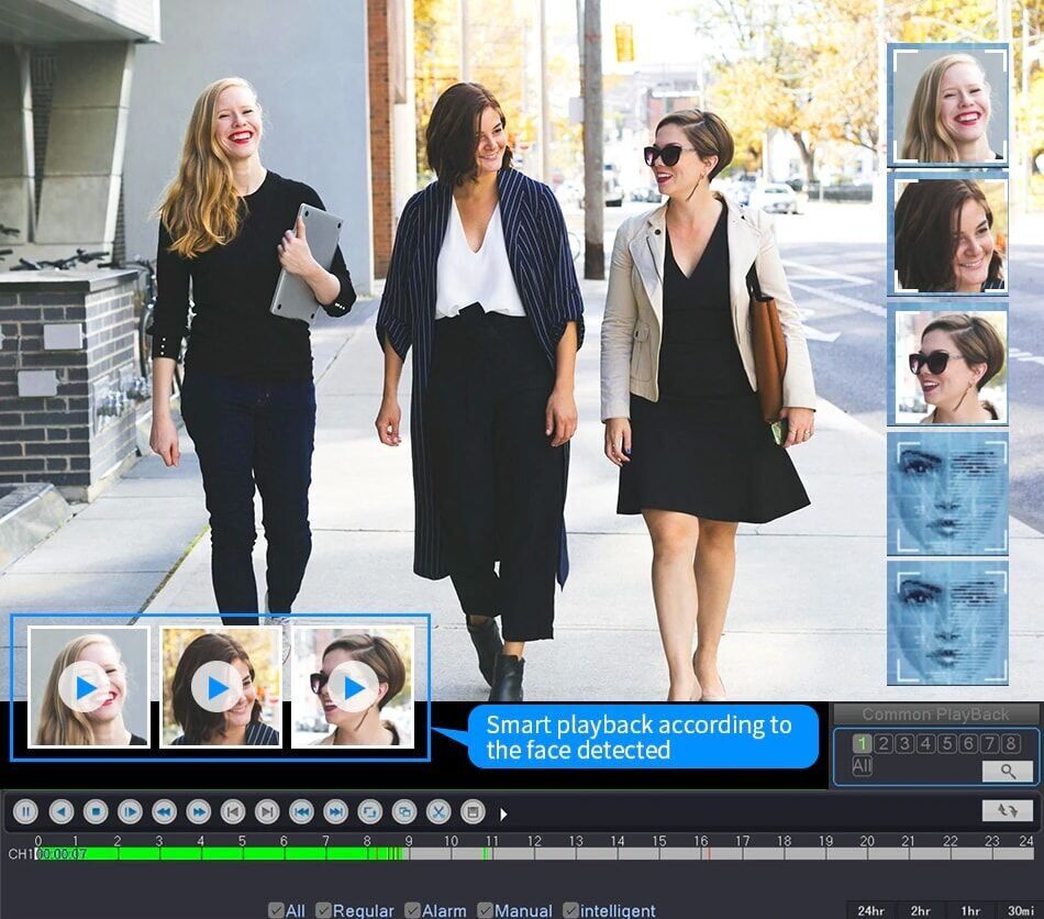 32 Kanal 5 MP Yeni Nesil Yüz ve Araç Algılamalı Hybrit  Kayıt Cihazı Wİ-Fİ Destekli