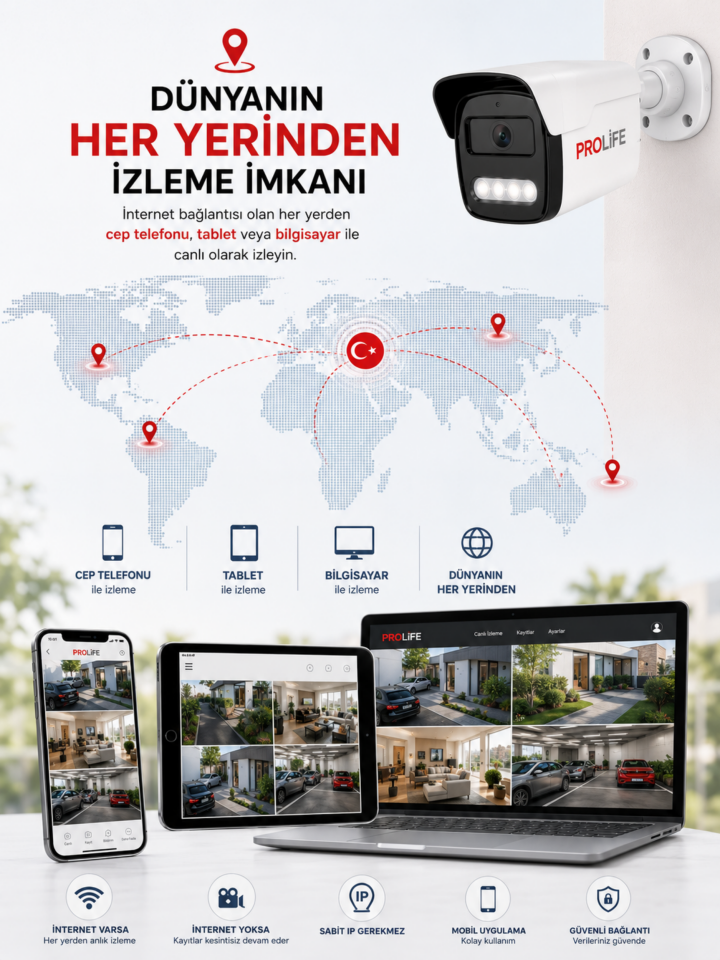 10 Lu Ses Kayıtlı Güvenlik Kamerası 5 Mp Gece Renkli Yüz Ve Araç Tanımalı Full Hd Kamera Sistemi