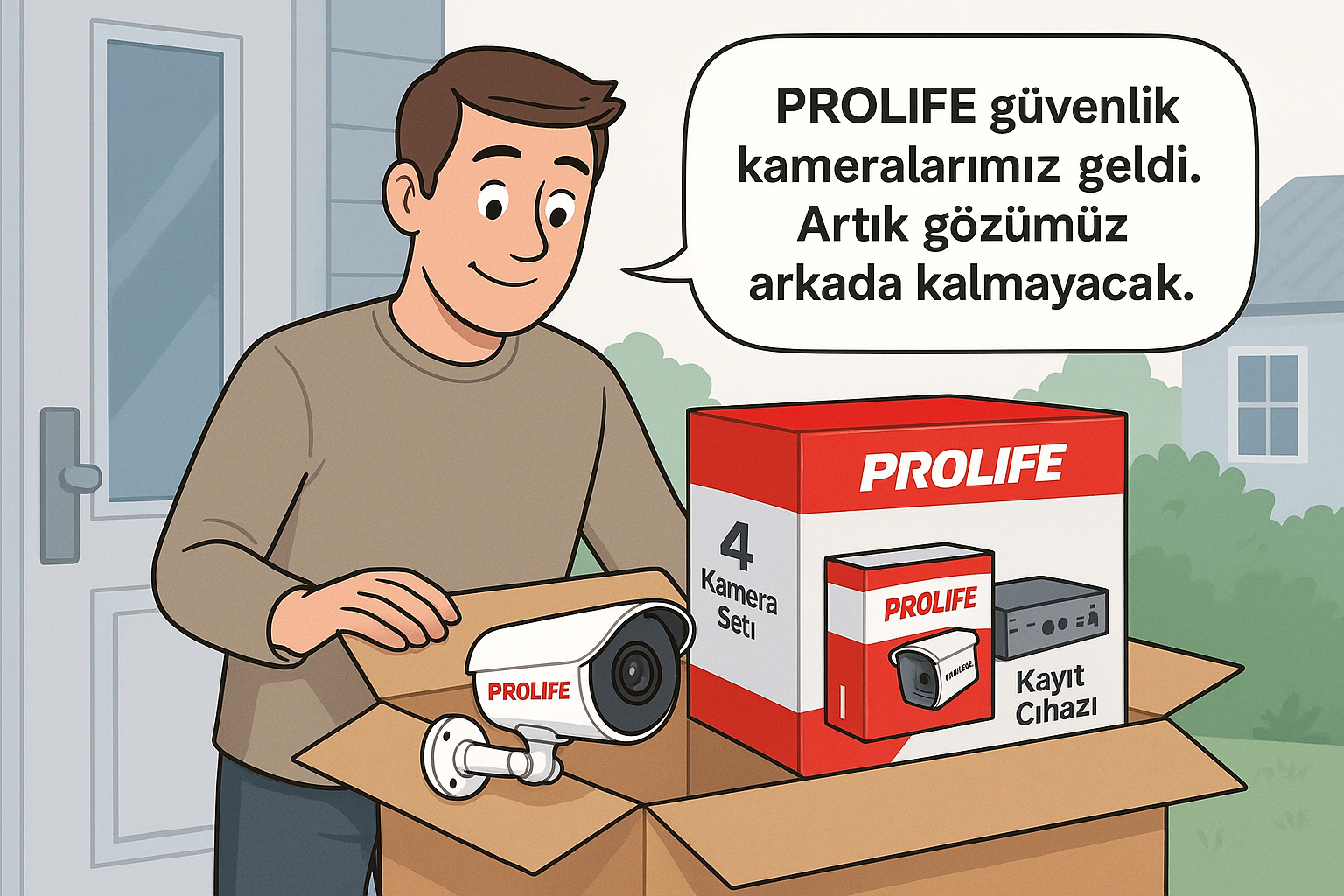 PROLİFE – Türkiye’nin En Güvenilir Kuruluma Hazır Güvenlik Kamerası Setleri Satış Markası